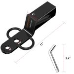 Heavy-Duty 3-Way Hitch Adapter for ATV/UTV