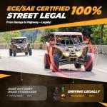 UTV Turn Signal Kit with LED Lights and Horn