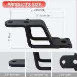 3-Way ATV Hitch Adapter with 2-Inch Ball