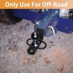 Heavy-Duty 3-Way Hitch Adapter for ATV/UTV