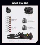 UTV ATV Turn Signal Kit with Horn and Switch
