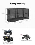 KEMIMOTO Heavy-Duty ATV Dog Carrier Seat