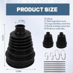 CV Axle Boot Repair Kit with Clamps and Ties