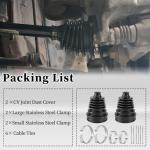 LECART Universal CV Boot Repair Kit - 2 Pack