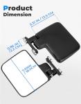 KEMIMOTO Magnetic Side Mirrors for ATVs and Golf Carts