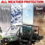 StarknightMT Flip Windshield for Can-Am Defender