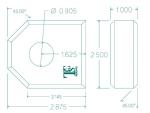 TCS Weld-On D-Ring Shackle Mounts, Set of 2