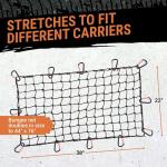 Grit Performance Heavy-Duty Cargo Net with Clips