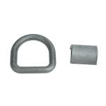 Aikosin 5/8" Heavy Duty Weld-On D Ring 8 Pack