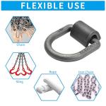 Zenkrozi 8 Heavy Duty Weld-On D Rings