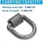 Zenkrozi 8 Heavy Duty Weld-On D Rings