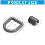 Zenkrozi 8 Heavy Duty Weld-On D Rings