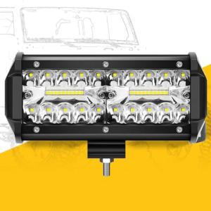 Hillsking 7-Inch Waterproof LED Light Bar
