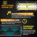 Hillsking 7-Inch Waterproof LED Light Bar