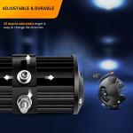 GOOACC 300W 12-Inch LED Light Bar Combo