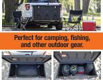 Large Poly Hitch Mounted Cargo Carrier Box, Black