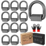 12 Pack Heavy Duty Weld-On D Ring Anchors