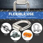 Heavy Duty Weld-On D-Rings for Tie Down Points