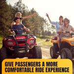 Universal ATV Passenger Seat with Shock Absorption