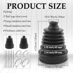 CV Boot Repair Kit with Clamps and Ties