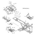 Polaris ATV Subframe Weld - Medium Gloss Black