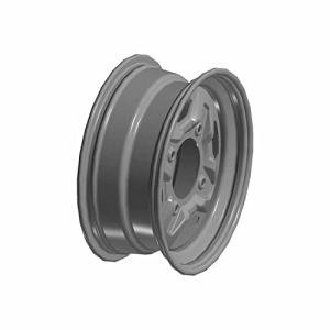 Polaris Front Steel ATV Rim 14"x6" OEM 1522664-067