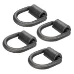 5/8" Heavy Duty Weld-On D-Rings for ATVs - 4 Pack