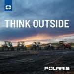 Polaris ATV Front Rack in Gloss Black