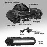 BOSS Weatherproof Bluetooth ATV Soundbar with LED