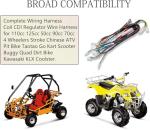 Complete Wiring Harness Kit Coil CDI Regulator Gy6 Wire Harness Fit for 50cc 70CC 90CC 110CC 125cc 4 Stroke Chinese ATV Pit Bike Taotao Go Kart Scooter Scooter Quad Dirt Bike