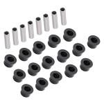 HECASA A Arm Bushing Kit Compatible with 2009, 2011-2014 Honda TRX450ER/ 400X 1999-2008 Sportrax 400/450 Full Set Control Arm Kit ATV Silvery Black