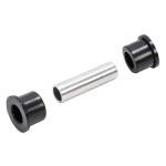 HECASA A Arm Bushing Kit Compatible with 2009, 2011-2014 Honda TRX450ER/ 400X 1999-2008 Sportrax 400/450 Full Set Control Arm Kit ATV Silvery Black