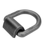 BOKE YOUNG 1/2" 12000 lbs Heavy Duty Weld-On Forged Steel D-Rings Tie Anchor Tie Ring for Securing ATV, UTV, Riding Lawn Mowers and Other Heavy Cargo, 4 Pack