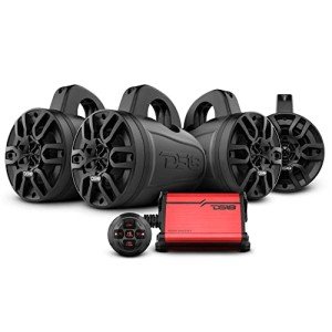 DS18 Bluetooth Marine 4" Tower Speakers with Amplifier