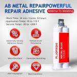 Metal Glue,Heavy Duty Welding,Epoxy Glue,Exhaust Leak Repair，Car Automotive for Body Filler Putty，for Plastics，Metals，Stainless Steel，Aluminum，Iron，1.76 oz