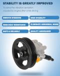 ECCPP Power Steering Pump fit for INFINITI QX4 2001 2002 2003 3.5L 3498CC V6 GAS DOHC Naturally Aspirated Replace #21-5284