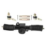 WPHMOTO 330mm 13in Power Steering Gear Shaft Rack Pinion with M10 Tie Rod Ball End Joint Links 80mm for 4 Wheelers Go Kart ATV UTV Quad Drift Trike Buggy