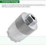 64mm Front Differential Pinion Bearing Lock Nut Tool Socket Wrench Tool for Bearing for Honda ATV Rancher 350 400 420 Foreman 400 450 500 520 Rincon 650 680 TRX 250EX/X Rubicon 500 Recon 250 1995-2024