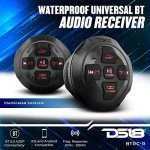 DS18 Bluetooth Marine 4" Tower Speakers with Amplifier