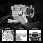 OCPTY Power Steering Pump Compatible with 2008-2013 For BMW 128i 2006-2010 For BMW 323i 2006 For BMW 325i 2007-2012 For BMW 328i 2009-2012 For BMW 328i xDrive 21-147 Power Assist Pump