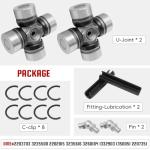 GOLKNHA 2 Set Front Prop Shaft U-Joint for Polaris ACE ATP Magnum RZR Ranger Sportsman Xpedition Xplorer 570 330 500 570 700 800 900 1000 1995-2023 OEM# 2203703 2202015 3235500 3235616 3260104