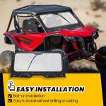 HECASA Folding Windshield for Honda Talon 1000R/X