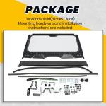 HECASA Folding Windshield for Honda Talon 1000R/X