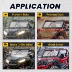 HECASA Folding Windshield for Honda Talon 1000R/X