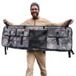 Vanlison Heavy-Duty UTV ATV Double Gun Rack Roll Cage Organizer Bag - Padded Rifle Case with Extra Storage Compatible with Polaris Ranger, Can-Am, Honda, Yamaha, Kawasaki UTVs (Fits 2 Guns) Phython