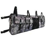 Vanlison Heavy-Duty UTV ATV Double Gun Rack Roll Cage Organizer Bag - Padded Rifle Case with Extra Storage Compatible with Polaris Ranger, Can-Am, Honda, Yamaha, Kawasaki UTVs (Fits 2 Guns) Phython
