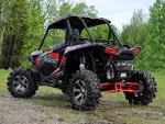 SuperATV Heavy Duty Round Tubed Rear Radius Arms/Rods for Polaris RZR XP 1000 / XP 4 1000 (2014+) - Red | Will Not Fit With Polaris Rear Bumpers