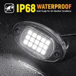 YONEDA 12 Pod Ultra Bright LED Rock Lights