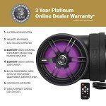 Soundstorm BTB8L 8-Inch Bluetooth Powersports Speaker System