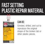 J-B Weld Fast Setting Plastic Repair, 200ml